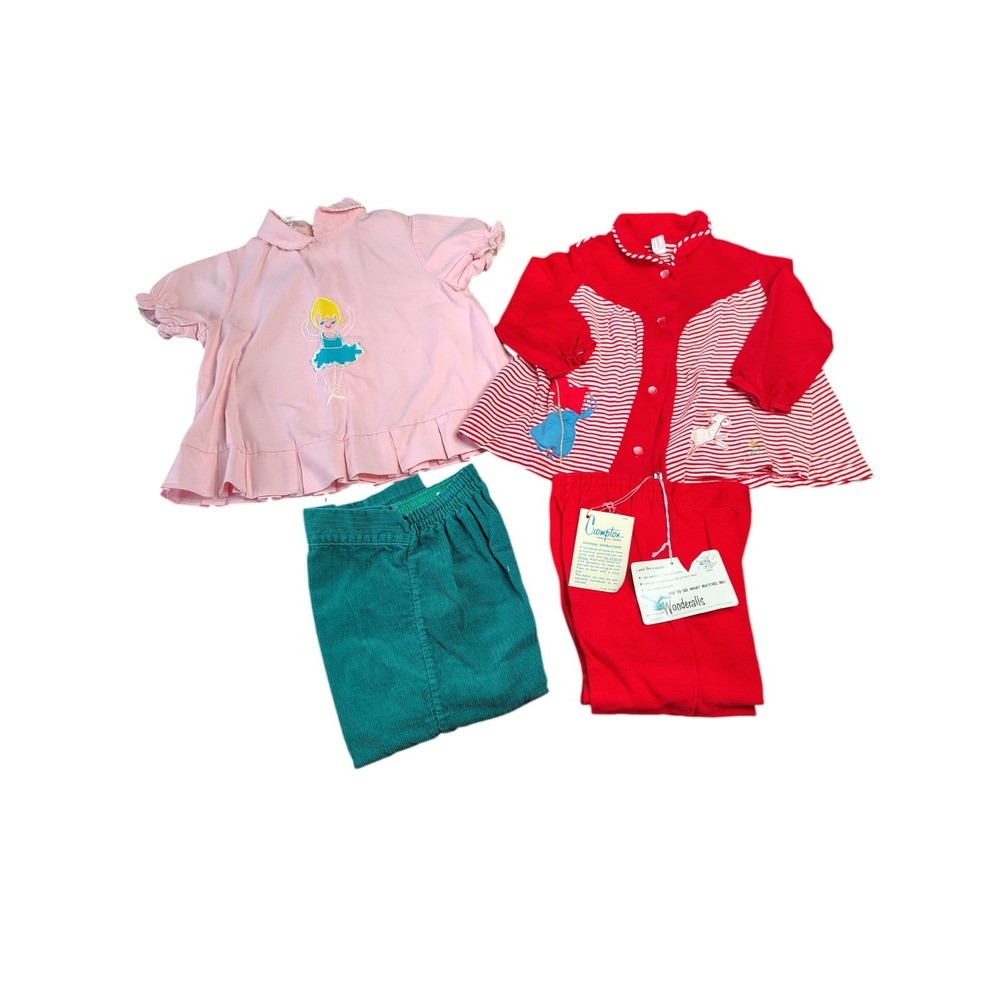 Vintage Wonderalls Kids lot of‎ clothes 4T girls outfits